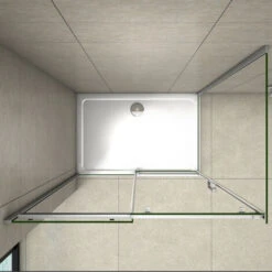 Mamparas De Ducha Corredera Moderna 6mm Angular 150x90x195cm -Hogar Baño Tienda 5498696 5