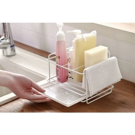 Soporte De Esponja Para Fregadero De Cocina Organizador De Fregadero De Cocina Debajo Del Fregadero Almacenamiento De Fregadero De Cocina Organizador De Fregadero Almacenamiento De Fregadero Organizad 6 Soporte De Esponja Para Fregadero De Cocina Organizador De Fregadero De Cocina Debajo Del Fregadero Almacenamiento De Fregadero De Cocina Organizador De Fregadero Almacenamiento De Fregadero Organizad - Imagen 4