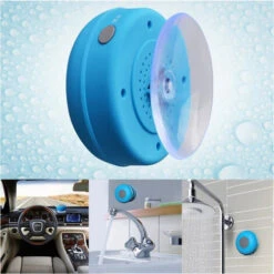 Altavoz De Ducha Bluetooth 3.0 Resistente Al Agua, Altavoz Portátil Manos Libres Con Micrófono Integrado, Tiempo De Reproducción De 6 H, Botones De Control Y Ventosa Dedicada Para Duchas, Baño, Piscin 10 Altavoz De Ducha Bluetooth 3.0 Resistente Al Agua, Altavoz Portátil Manos Libres Con Micrófono Integrado, Tiempo De Reproducción De 6 H, Botones De Control Y Ventosa Dedicada Para Duchas, Baño, Piscin -Hogar Baño Tienda 56888602 4