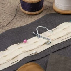 Ganchos Para Cortinas (Paquete De 95-100 Uds) En Zinc De Alta Resistencia - Para Cortinas Gruesas Y Plisadas -Hogar Baño Tienda 56937606 3