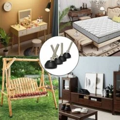 Tornillos De Ajuste Para Patas De Muebles, Pies De Tornillo M8 Montaje En El Piso Pies De Tornillo Ajustables Capacidad De Carga: Hasta 300 Kg, Pies De Nivelación Con Tornillo, Tuerca Y Rótula De Acer 11 Tornillos De Ajuste Para Patas De Muebles, Pies De Tornillo M8 Montaje En El Piso Pies De Tornillo Ajustables Capacidad De Carga: Hasta 300 Kg, Pies De Nivelación Con Tornillo, Tuerca Y Rótula De Acer -Hogar Baño Tienda 56954700 5