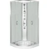 Cabina De Ducha De 1/4 De Circulo En Color Blanco De 90 X 90 X 197 Cm DP-1902 -Hogar Baño Tienda 5825900 1