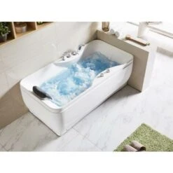 Bañera De Hidromasaje GAVINO - 1 Plaza - 140L - 150 X 75 X 65 Cm - Angulo Derecho - Venta-unica