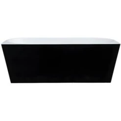 Bañera Exenta - DIVINA - 245L - 170 X 75 X 58 Cm - Negro - Venta-unica -Hogar Baño Tienda 59227389 4