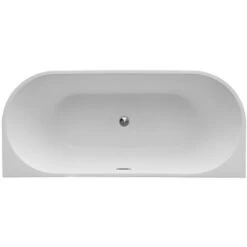 Bañera Exenta - DIVINA - 245L - 170 X 75 X 58 Cm - Negro - Venta-unica -Hogar Baño Tienda 59227389 5