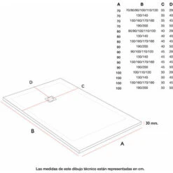 Plato De Ducha Pizarra PLUS CREMA 70x70 Cm Rejilla Color 10 Plato De Ducha Pizarra PLUS CREMA 70x70 Cm Rejilla Color -Hogar Baño Tienda 59987735 4