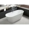 Bañera Exenta De Diseño TWIGGY - 150x70x58 Cm - Blanca - Venta-unica -Hogar Baño Tienda 62809117 1