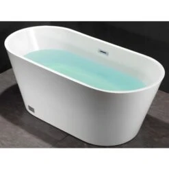 Bañera Exenta De Diseño TWIGGY - 150x70x58 Cm - Blanca - Venta-unica -Hogar Baño Tienda 62809117 3