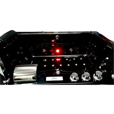Bañera De Hidromasaje Seychelles Negra Con 40 Jets Jets CON LUZ 4 Bañera De Hidromasaje Seychelles Negra Con 40 Jets Jets CON LUZ - Imagen 2