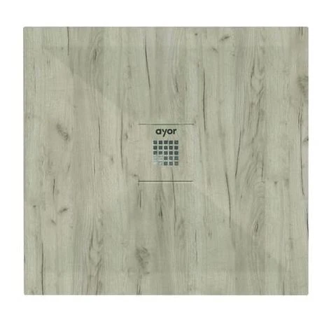 Plato De Ducha NATURO - Recortable - 80x80cm - Resina - Madera - Extra-plano 3 Plato De Ducha NATURO - Recortable - 80x80cm - Resina - Madera - Extra-plano