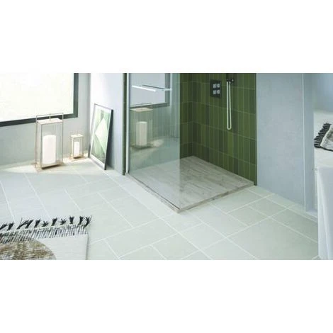 Plato De Ducha NATURO - Recortable - 80x80cm - Resina - Madera - Extra-plano 4 Plato De Ducha NATURO - Recortable - 80x80cm - Resina - Madera - Extra-plano - Imagen 2