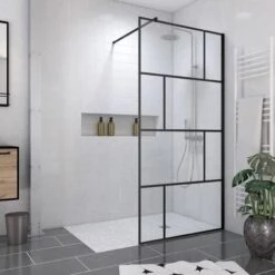 Pack Mampara De Ducha 100x195 Cm + PLATO DE DUCHA ALICATADOS 90x140 RECUTABLE