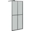 Mampara De Ducha Accesible Vidrio Templado Oscuro 90x195 Cm VidaXL 1 Mampara De Ducha Accesible Vidrio Templado Oscuro 90x195 Cm VidaXL -Hogar Baño Tienda 65179659 1