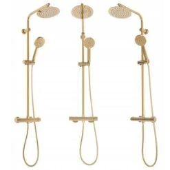 CONJUNTO DE DUCHA CON TERMOSTATO REA BLISS ORO -Hogar Baño Tienda 66651837 4