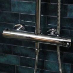 Columna De Ducha Mecánica Luisa Cromada 11 Columna De Ducha Mecánica Luisa Cromada -Hogar Baño Tienda 67374933 5