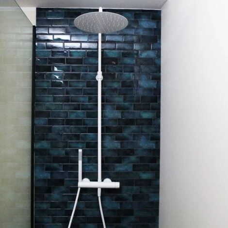 Columna De Ducha Mecánica Luisa Blanca 4 Columna De Ducha Mecánica Luisa Blanca - Imagen 2