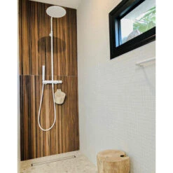 Columna De Ducha Mecánica Luisa Blanca 11 Columna De Ducha Mecánica Luisa Blanca -Hogar Baño Tienda 67374934 5