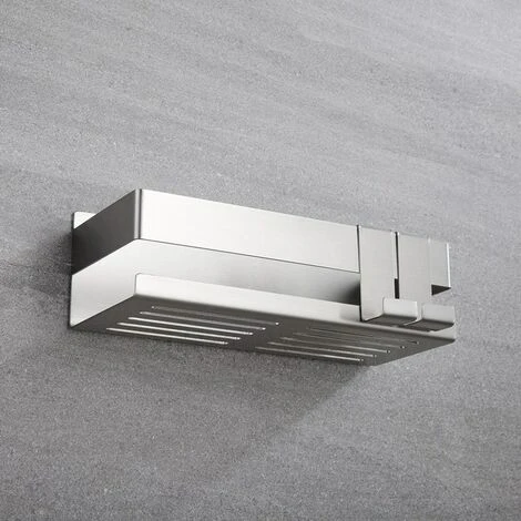 Estante De Ducha Estante De Baño Sin Perforación Autoadhesivo Carrito De Ducha Sin Perforación Estante De Baño Acero Inoxidable Con 2 Ganchos 6 Estante De Ducha Estante De Baño Sin Perforación Autoadhesivo Carrito De Ducha Sin Perforación Estante De Baño Acero Inoxidable Con 2 Ganchos - Imagen 4