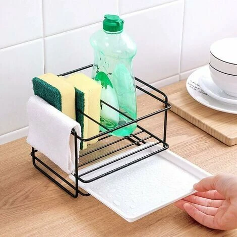 Soporte De Esponja Para Fregadero, Organizador De Fregadero De Cocina, Almacenamiento Debajo Del Fregadero, Organizador De Fregadero De Cocina, Almacenamiento De Fregadero, Organizador De Espacio Para 6 Soporte De Esponja Para Fregadero, Organizador De Fregadero De Cocina, Almacenamiento Debajo Del Fregadero, Organizador De Fregadero De Cocina, Almacenamiento De Fregadero, Organizador De Espacio Para - Imagen 4
