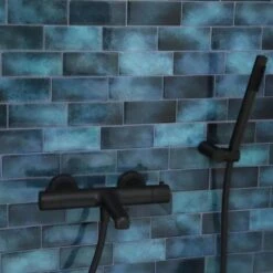 Soporte De Ducha Combinado Luisa Negro 3 Piezas -Hogar Baño Tienda 69469405 5