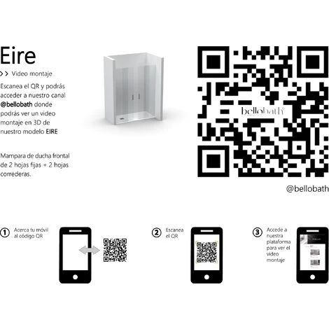 Mampara De Ducha Frontal Ducha 2 Fijos + 2 Correderas 145-150 Cm (ancho Adaptable) Altura 195 Cm Plata Brillo Vidrio 6mm Transparente Antical 7 Mampara De Ducha Frontal Ducha 2 Fijos + 2 Correderas 145-150 Cm (ancho Adaptable) Altura 195 Cm Plata Brillo Vidrio 6mm Transparente Antical - Imagen 5