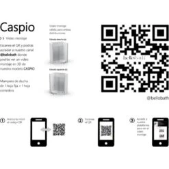 Mampara De Ducha Frontal Fijo + Corredera 95-100 Cm (ancho Adaptable) Altura 195 Cm Negro Mate Vidrio 6mm Transparente Antical Posición Fijo Derecha -Hogar Baño Tienda 70239900 5