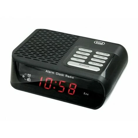 Radio Despertador Trevi RC827DBK Negro 8011000031484 S7602104 Trevi 3 Radio Despertador Trevi RC827DBK Negro 8011000031484 S7602104 Trevi