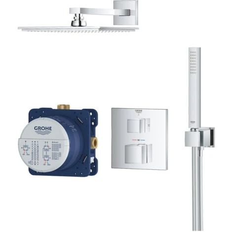 GROHE Grohtherm Cube Rainshower Allure 230 Mezclador De Ducha Empotrado 4 GROHE Grohtherm Cube Rainshower Allure 230 Mezclador De Ducha Empotrado - Imagen 2
