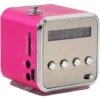 Mini Altavoz, Altavoz Estéreo Portátil Con Radio FM, Conector Para Auriculares De 3,5 Mm, Reproductor De Música, Tarjeta TF Y Disco U Para El Hogar/viajes/deportes (rosa) -Hogar Baño Tienda 71205808 1