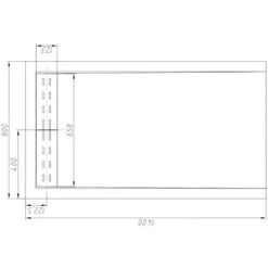 Plato De Ducha LYROS Sifón - 1400x800x40mm - Antracita - Venta-unica 10 Plato De Ducha LYROS Sifón - 1400x800x40mm - Antracita - Venta-unica -Hogar Baño Tienda 71350977 4