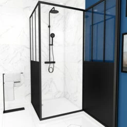 Pack Complete Pack Wall Shower Y Retorno Tipo Fondo De Pantalla Tipo Pared Y Receptor Blanco