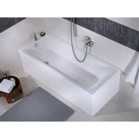 KOLO By Geberit Rekord Bañera Recta Con Pies 160 X 70 Cm En Acrílico, Blanco (XWP1660000) 4 KOLO By Geberit Rekord Bañera Recta Con Pies 160 X 70 Cm En Acrílico, Blanco (XWP1660000) - Imagen 2