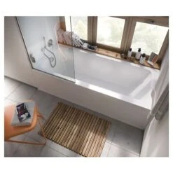 KOLO By Geberit Rekord Bañera Recta Con Pies 160 X 70 Cm En Acrílico, Blanco (XWP1660000) 8 KOLO By Geberit Rekord Bañera Recta Con Pies 160 X 70 Cm En Acrílico, Blanco (XWP1660000) -Hogar Baño Tienda 73037473 3