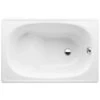 Jika (Groupe Roca) Riga Bañera Ahorra Espacio 105 X 70 X 37,5 Cm En Acero Esmaltado, Blanco (H2340000000001) -Hogar Baño Tienda 73037526 1