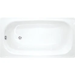 Jika (Groupe Roca) Riga Bañera Ahorra Espacio 130 X 70 Cm En Acero Esmaltado, Blanco (H2340300000001)