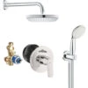 Grohe Conjunto De Ducha Empotrada Eurosmart Cosmopolitan Tempesta Vitalio, Cromo (25219cube) -Hogar Baño Tienda 73037583 1
