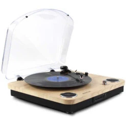 Tocadiscos Bluetooth Marconi PRIXTON - Reproductor Y Convertidor De Vinilos - Madera -Hogar Baño Tienda 73785188 3