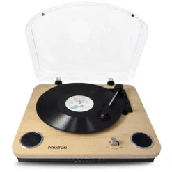 Tocadiscos Bluetooth Marconi PRIXTON - Reproductor Y Convertidor De Vinilos - Madera -Hogar Baño Tienda 73785188 4