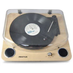 Tocadiscos Bluetooth Marconi PRIXTON - Reproductor Y Convertidor De Vinilos - Madera -Hogar Baño Tienda 73785188 5