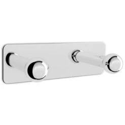 Roca VICTORIA Percha Doble 47x40x130 (Posibilidad De Instalación Mediante Tornillería O Adhesivo)