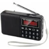 Radio Portátil, Radio FM Con Batería Recargable De Alta Capacidad (850 MAh), Color Negro 1 Radio Portátil, Radio FM Con Batería Recargable De Alta Capacidad (850 MAh), Color Negro -Hogar Baño Tienda 75006304 1