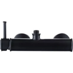 Conjunto De Ducha - Ducha De Lluvia De 20 Cm - Con Grifo Monomando De Ducha - Negro - Para Zurdos -Hogar Baño Tienda 76153513 3