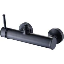 Conjunto De Ducha - Ducha De Lluvia De 20 Cm - Con Grifo Monomando De Ducha - Negro - Para Zurdos -Hogar Baño Tienda 76153513 5