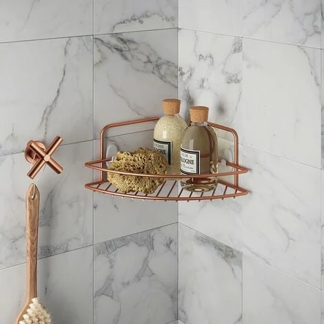 Rinconera 1 Nivel Serie REFLEX COPPER De Metaltex. Recubrimiento Exclusivo Polytherm® Copper 4 Rinconera 1 Nivel Serie REFLEX COPPER De Metaltex. Recubrimiento Exclusivo Polytherm® Copper - Imagen 2