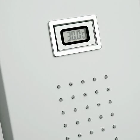 DP Grifería - Columna De Hidromasaje En Aluminio Color Blanco Modelo Bahamas 5 DP Grifería - Columna De Hidromasaje En Aluminio Color Blanco Modelo Bahamas - Imagen 3