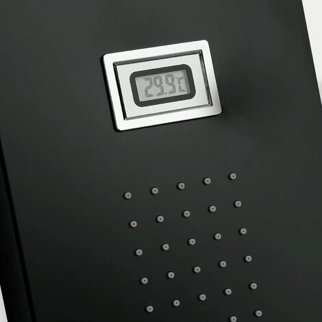 DP Grifería - Columna De Hidromasaje En Aluminio Color Negro Modelo Bahamas 5 DP Grifería - Columna De Hidromasaje En Aluminio Color Negro Modelo Bahamas - Imagen 3