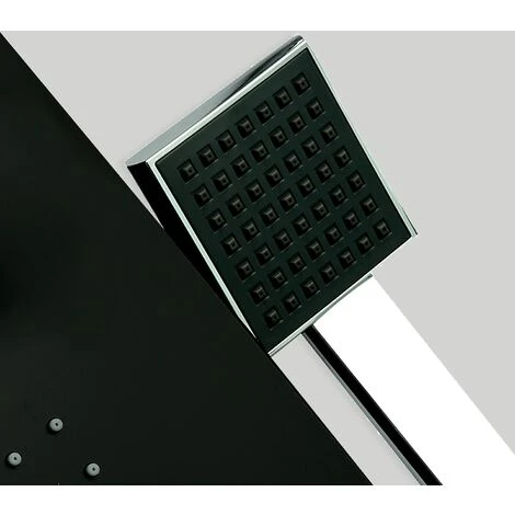 DP Grifería - Columna De Hidromasaje En Aluminio Color Negro Modelo Bahamas 6 DP Grifería - Columna De Hidromasaje En Aluminio Color Negro Modelo Bahamas - Imagen 4