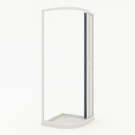 Mampara De Ducha Plegable Semicircular De Pvc Reducible Reversible H 185 Cm Mod. Loto Con Apertura Lateral 80x80 Cm 4 Mampara De Ducha Plegable Semicircular De Pvc Reducible Reversible H 185 Cm Mod. Loto Con Apertura Lateral 80x80 Cm - Imagen 2