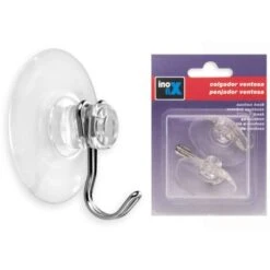 GANCHO VENTOUSEX2 DIAM 45MM CROMO INOFIX 1218-1-