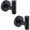 Gancho Para Toallas Gancho Para Pared Negro Gancho Para Baño 2 Piezas Acero Inoxidable SUS304, A2164DG-BK-P2 2 Gancho Para Toallas Gancho Para Pared Negro Gancho Para Baño 2 Piezas Acero Inoxidable SUS304, A2164DG-BK-P2 -Hogar Baño Tienda 79936515 1